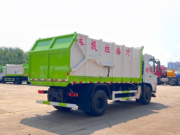 東風專底D3系列15-18立方壓縮式對接垃圾車｜壓縮式垃圾車｜密封式垃圾車｜壓縮垃圾轉運車